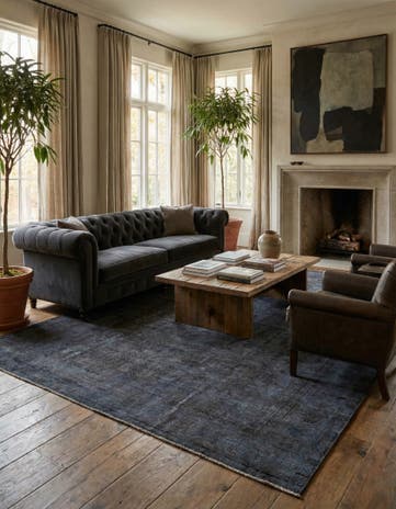 9' 10 x 12' 6 Hand Knotted Ultra Vintage Persian Wool Rug