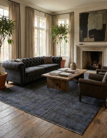 9' 10 x 12' 6 Hand Knotted Ultra Vintage Persian Wool Rug