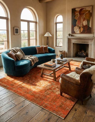 8' 1 x 11' 2 Hand Knotted Ultra Vintage Persian Wool Rug