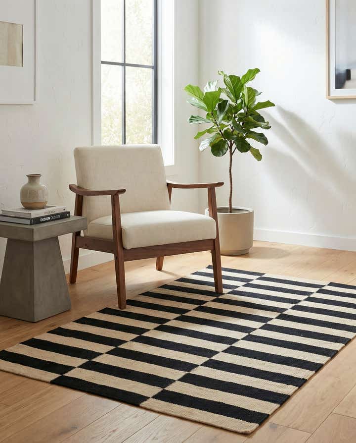 3' 2 x 5' 10 Hand Woven Kilim Modern Wool Rug