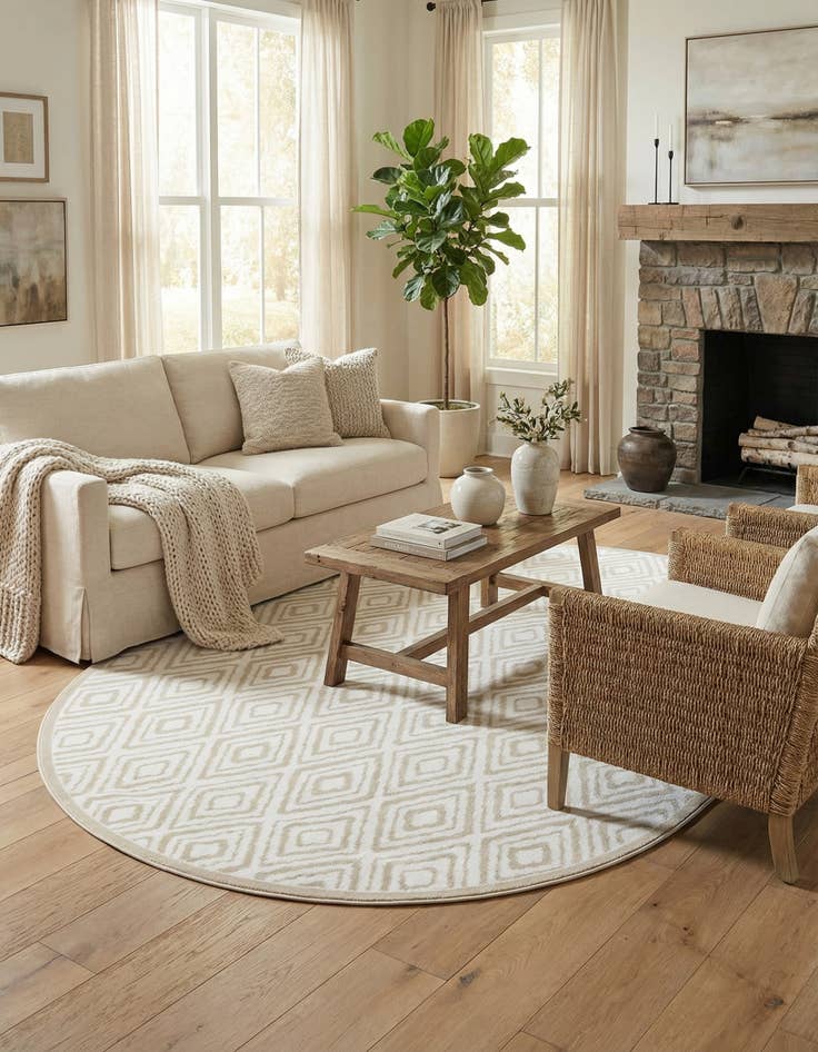 Detail image of 7' 10 x 10' Hermitage Oval Rug