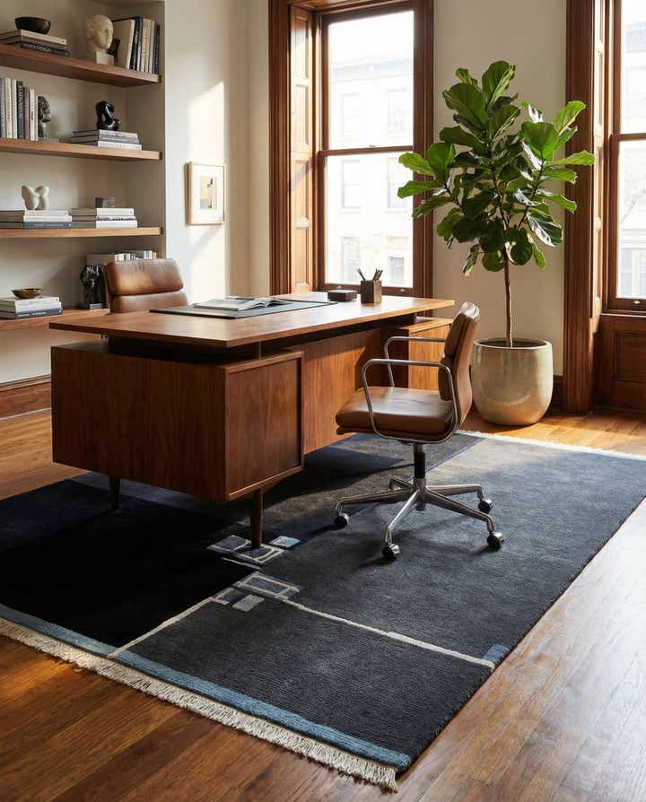 5' x 6' 7 Hand Knotted Tibet Wool Rug