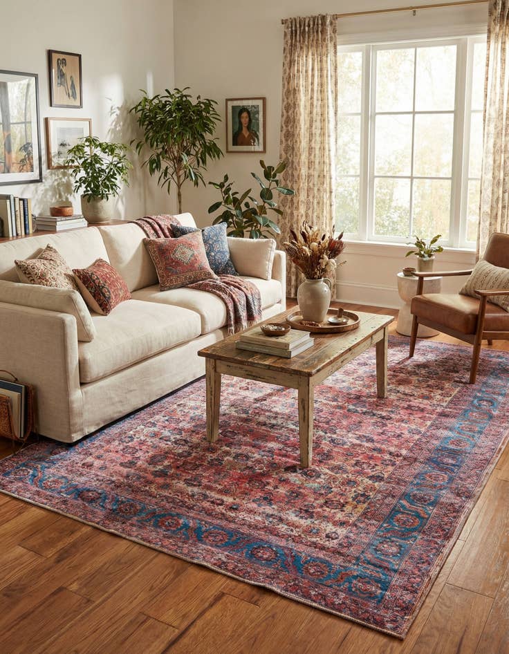 Detail image of 10' 6 x 13'  Washable Maahru Rug