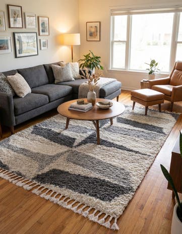 9' x 12' 2 Athena Shag Rug