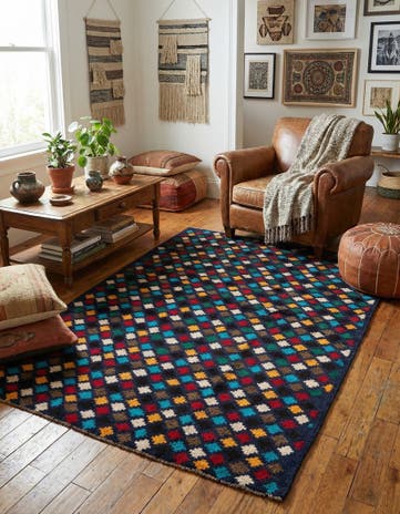 4' 1 x 6' Hand Knotted Balouch Wool Rug