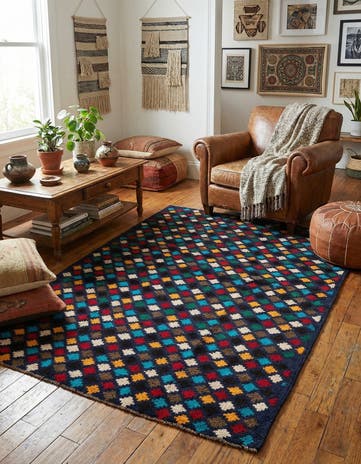 4' 1 x 6' Hand Knotted Balouch Wool Rug