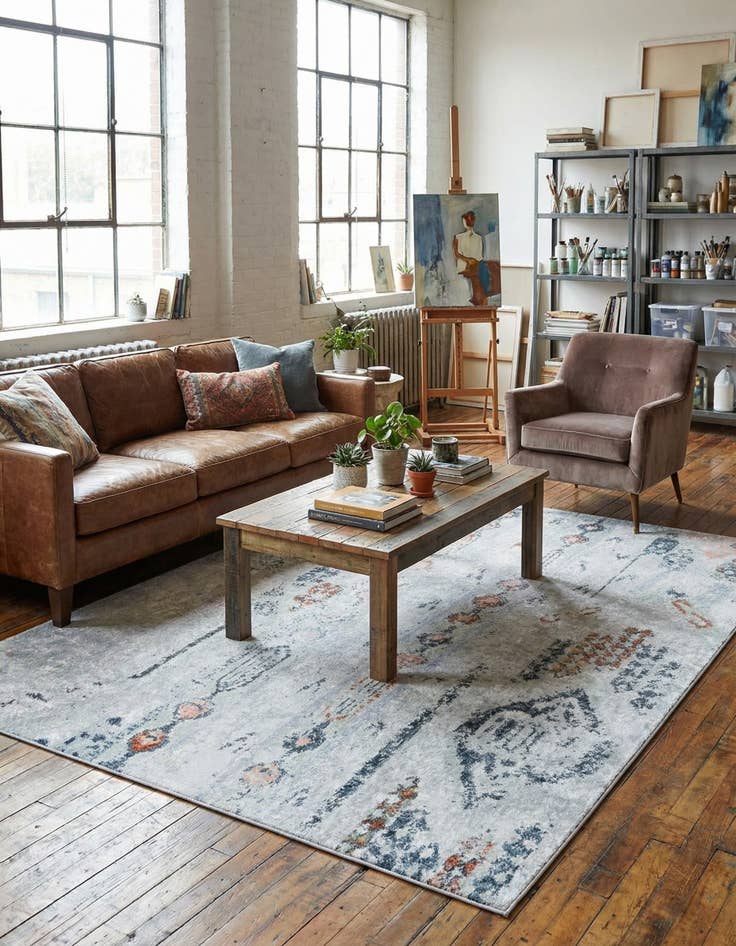 Detail image of 7' 10 x 10' Kamala Washable Rug