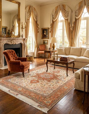 5' 1 x 6' 9 Tabriz Rug
