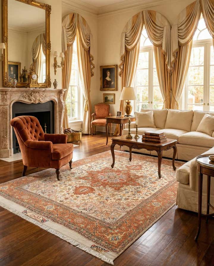 5' 1 x 6' 9 Tabriz Rug