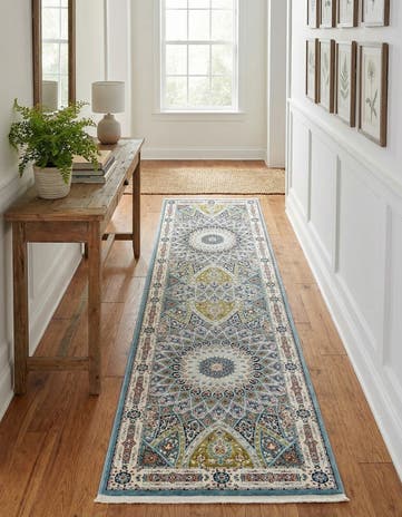 2' 7 x 11' Nain Design Runner Rug
