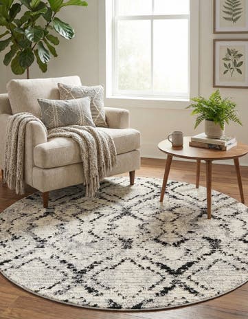 5' x 5' Tucson Round Rug