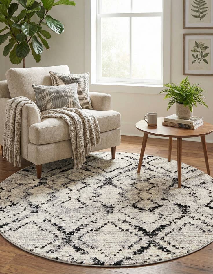 Detail image of  5' x 5' Tucson Round Rug