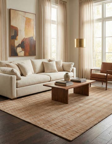 6' 5 x 9' 8 Hand Knotted Darya Wool Rug