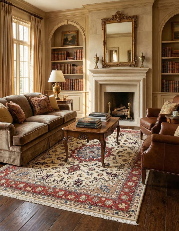 Detail image of  5' 1 x 6' 11 Tabriz Rug