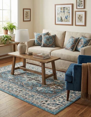 Light Blue Legacy Rug