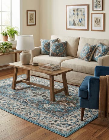 Light Blue Legacy Rug