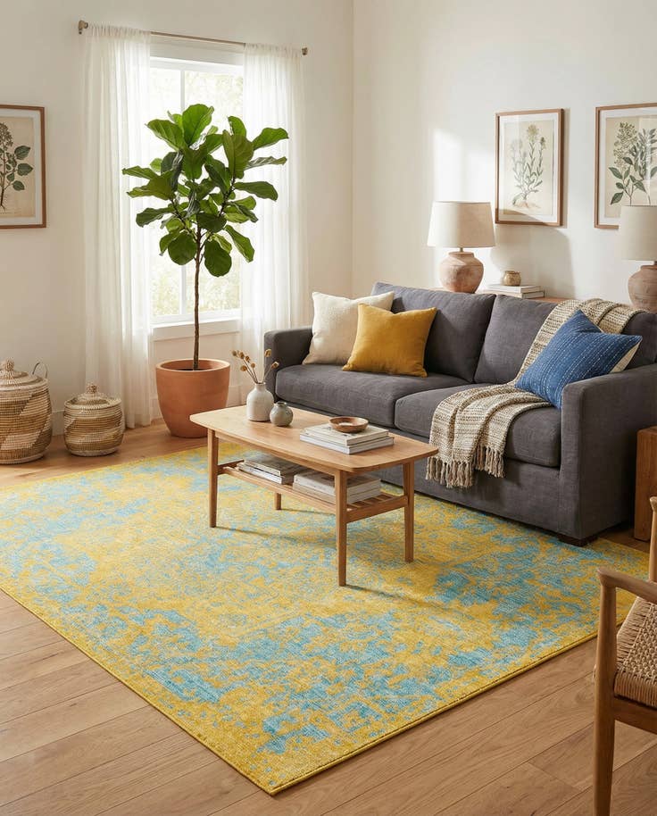 Detail image of 7' 10 x 10' Easy-Clean Jill Zarin Dubai Indoor / Outdoor Rug