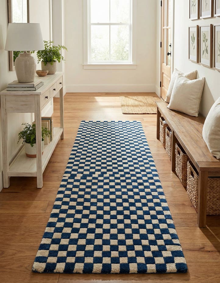 2' 7 x 10' Hand Tufted Wool Runner...