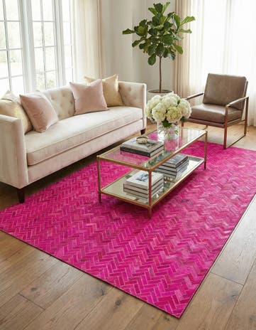 5' x 7' 9 Cowhide Rug