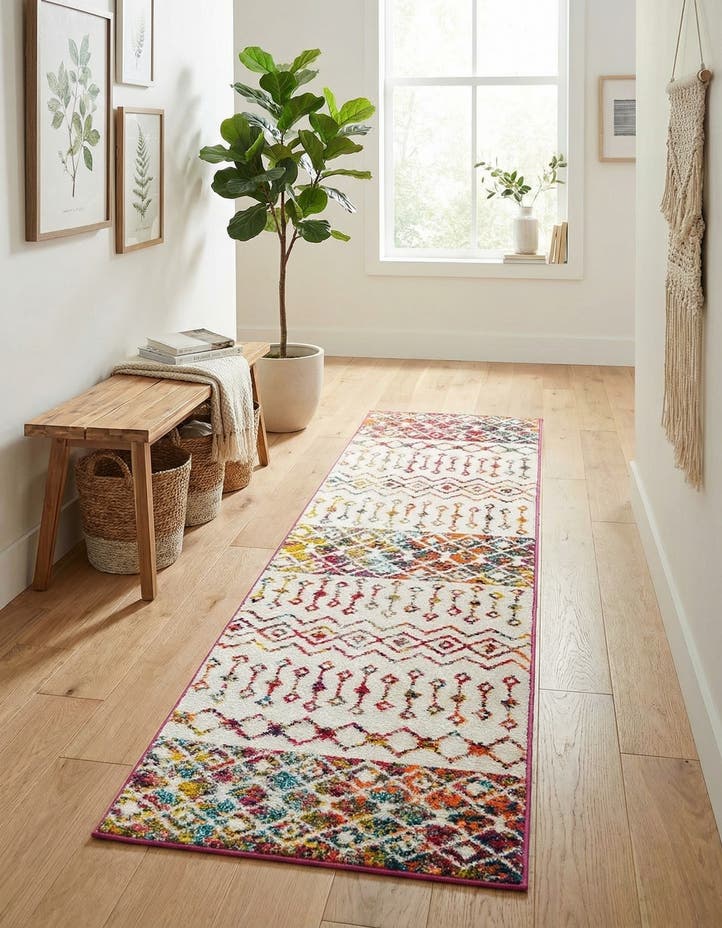 2' x 8' Moroccan Trellis Runner...