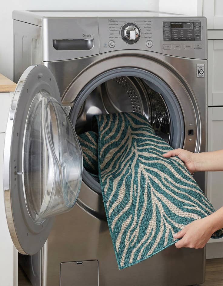 Detail image of  2' x 8'  Washable Safari Indoor / Outdoor Runner Rug