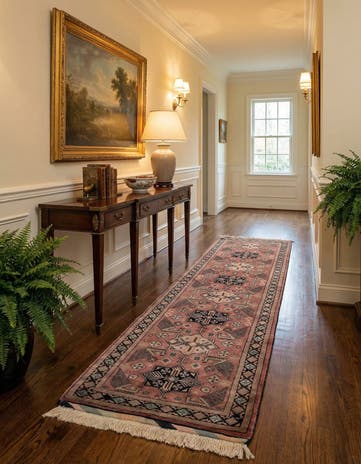 2' 9 x 9' 9 Hand Knotted Bokhara Oriental Wool Runner Rug