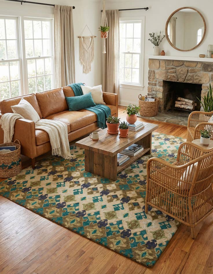 Detail image of 8' 1 x 10' Luna Rug