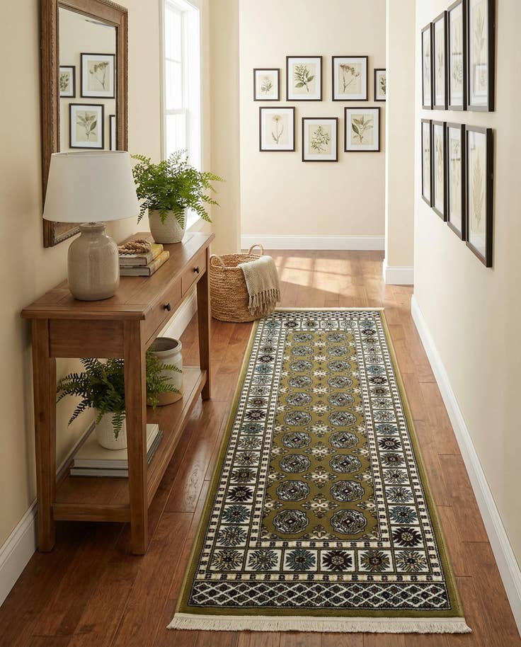 Detail image of 2' x 6' Nain Design Runner Rug