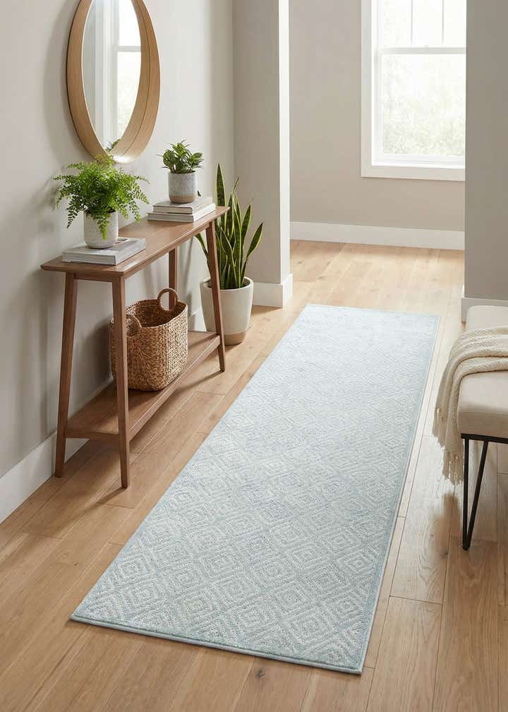 2' 7 x 10' Easy-Clean Sabrina Soto Indoor / Outdoor Runner Rug