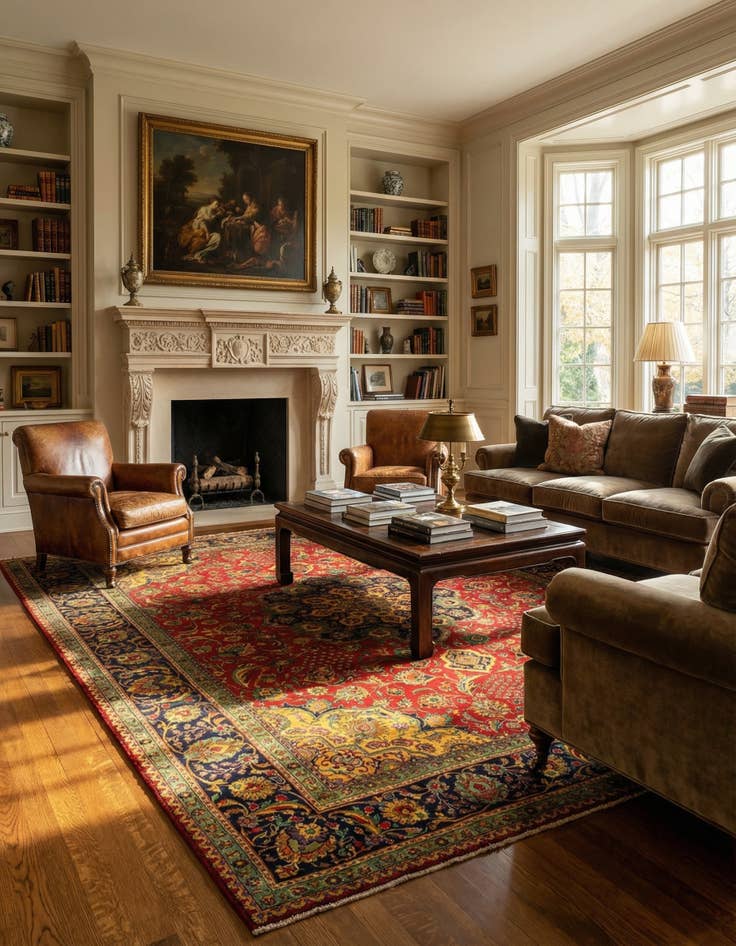 Detail image of 9' 10 x 12' 7 Tabriz Wool Rug