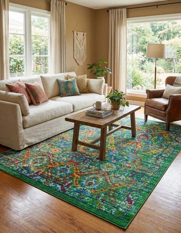 Green Calypso Rug
