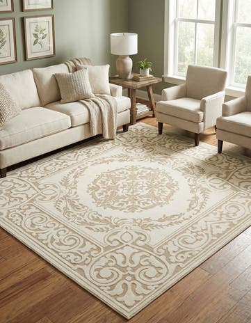 7' 10 x 7' 10 Hermitage Square Rug