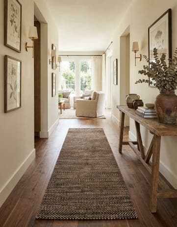 2' 7 x 8' Juma Wool Runner Rug