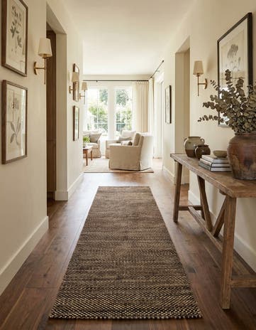 2' 7 x 8' Juma Wool Runner Rug