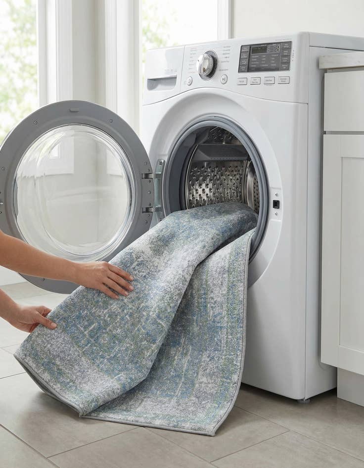 Detail image of 3' 3 x 5' 3 Kamala Washable Rug