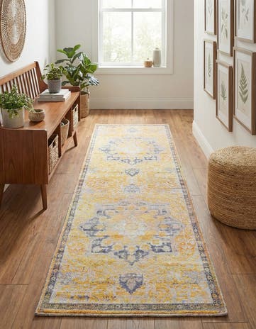 2' x 6' Washable Francesca Runner Rug