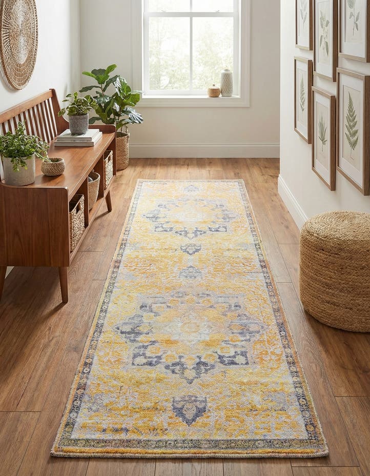 2' x 6' Washable Francesca Runner Rug
