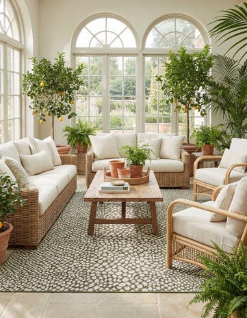 10' x 16' Easy-Clean Jill Zarin Indoor / Outdoor Rug