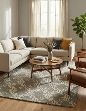 5' x 7' 10 Luna Wool Rug