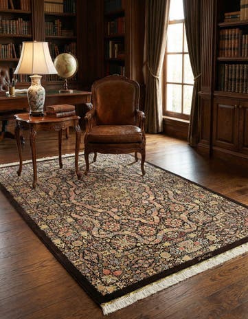3' 4 x 5' Ghom Silk Rug