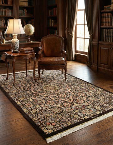 3' 4 x 5' Ghom Silk Rug