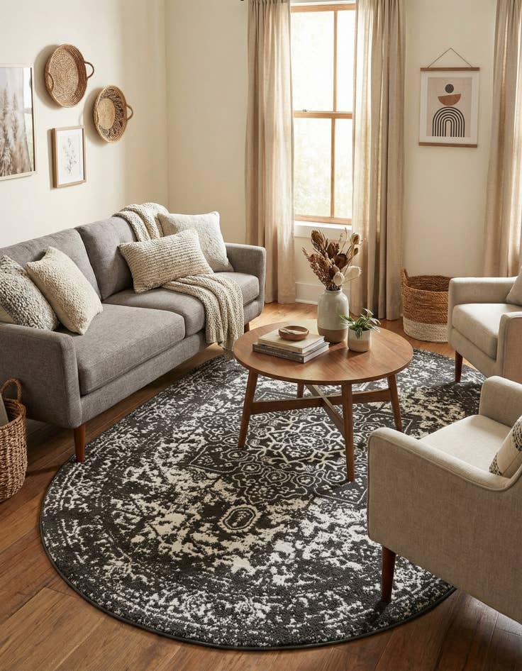 Detail image of  5' 3 x 8' Arlington Oval Rug