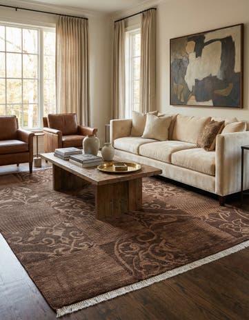5' 10 x 8' 4 Hand Knotted Darya Wool Rug