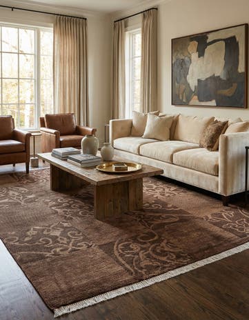 5' 10 x 8' 4 Hand Knotted Darya Wool Rug