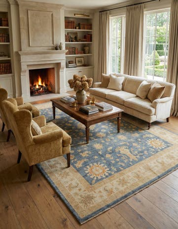 8' 2 x 11' 2 Kaizar Wool Rug