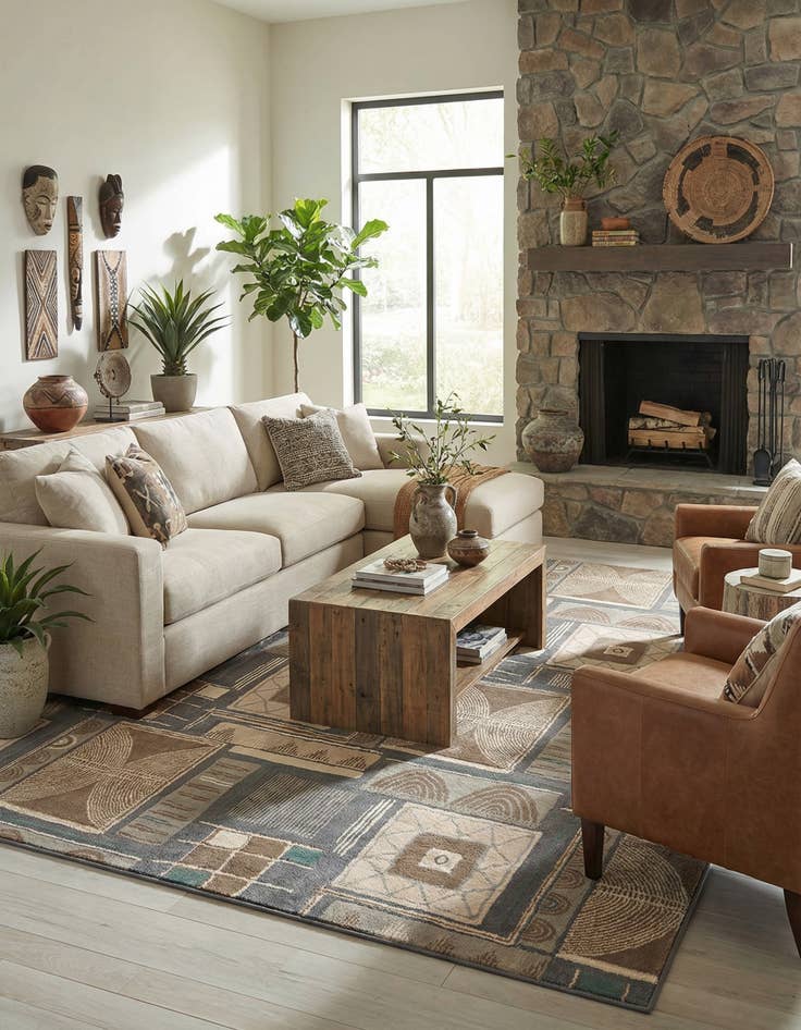 Detail image of 10' x 14' Safari Rug