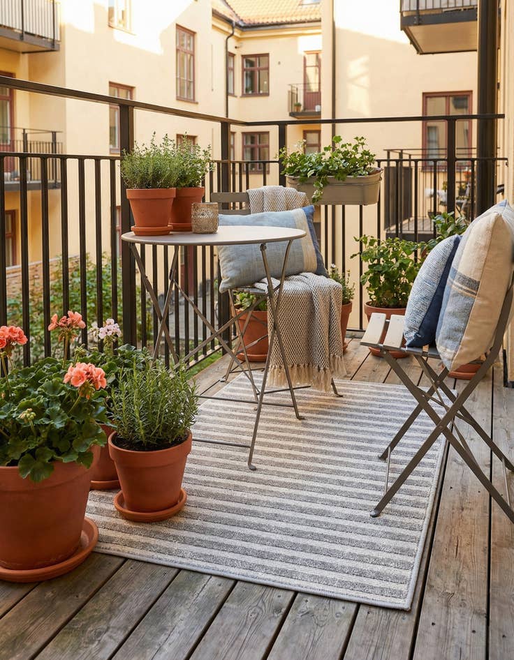 Detail image of 2' x 3'  Washable Sabrina Soto Indoor / Outdoor Rug