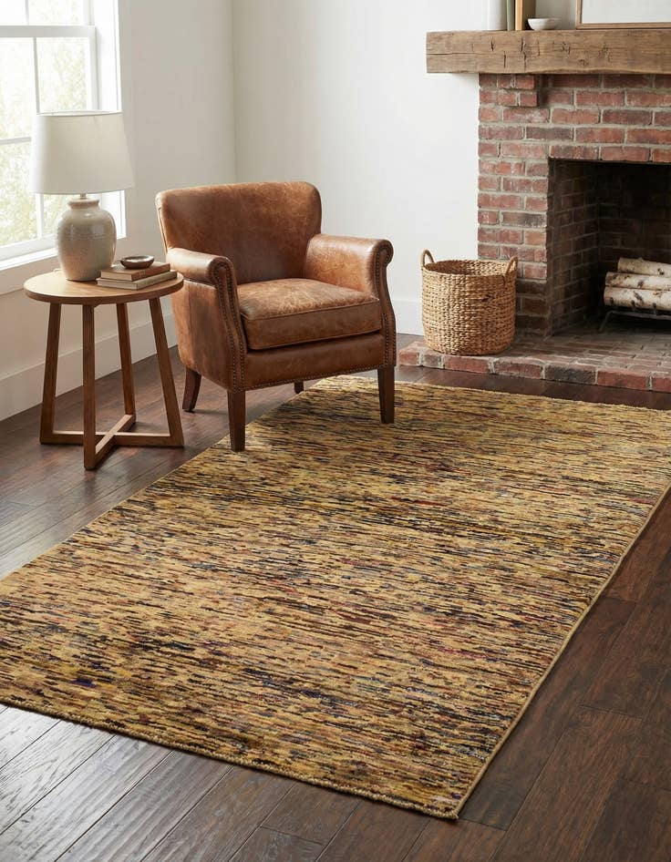 Detail image of 2' 11 x 4' 10  Hand Knotted Modern Ziegler Oriental Rug