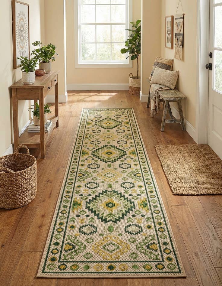 Detail image of 2' 7 x 10' Easy-Clean Baja Indoor / Outdoor Runner Rug