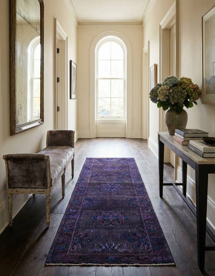 Detail image of 3' 3 x 10' 1  Hand Knotted Ultra Vintage Persian Wool Runner Rug